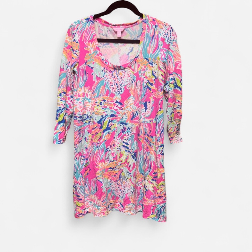 Lilly Pulitzer Long Sleeve Jersey Knit Dress